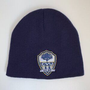 Conejo Valley Union Est. 1979 Unisex Knit Beanie Fitted Hat Embroidered Cap Blue